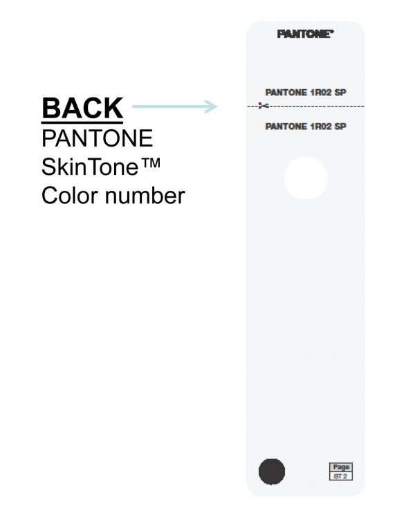 Pantone – skin tone guide